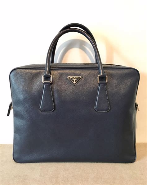 saffiano leather briefcase prada|navy prada saffiano briefcase.